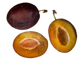 Renklod plum fruits
