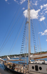 Obraz premium sailing ship in the sea