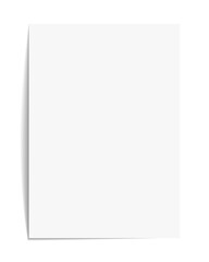 A4 paper with shadow