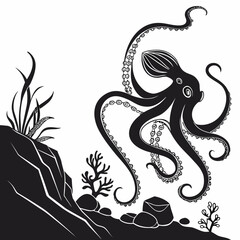 dragon on a black background