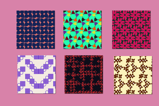 Modern and pattern design with color .