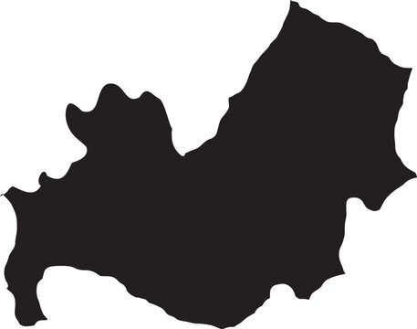Map Silhouette Molise Region Italy