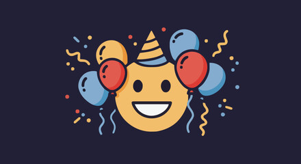 Vector illustration party and celebration