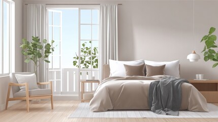 Fototapeta premium living room interior