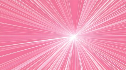 Pink Radial Burst Effect With Bright Center background