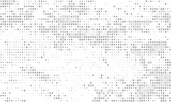 Geomatric shape pixelet glitch seamless pattern modern creative texture background noise halftone abstract square repeatable grid wallpaper