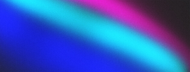 Blue and pink glowing grainy gradient shape on dark background, noisy texture abstract banner header poster modern backdrop design
