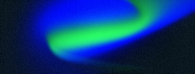 Green blue glowing grainy gradient background with dark noisy texture, abstract backdrop design for poster header banner illustration