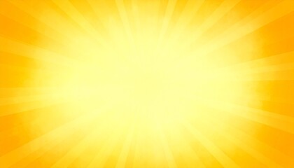 Radiant Yellow Sunburst Background Design