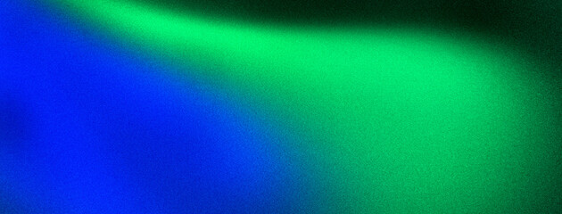 Elegant dark green blue glowing gradient background with grain noise texture, abstract backdrop copy space design for poster banner