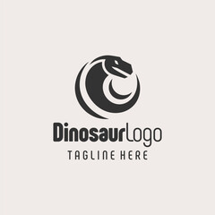 Premium Black White Dinosaur Mark