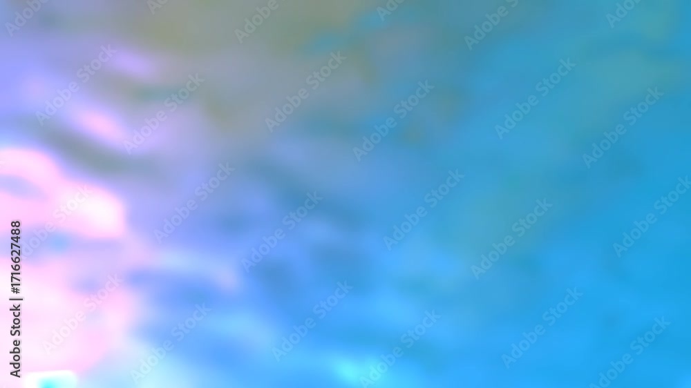 Poster abstract blue background with particles animation
