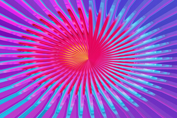Abstract Circular Waves Red, Purple, Visual Harmony, Movement, Background Texture