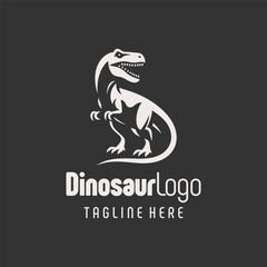 Iconic Dinosaur Mark Logo Design