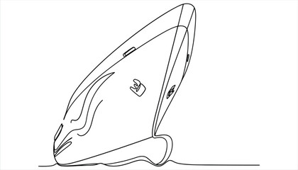 Vector art of a festive easter banner, adorned with colorful eggs hanging from a string, each decorated with unique patterns and tied with charming little bows