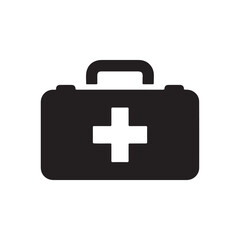 First Aid Kit Icon Representing Medical Care and Emergency Preparedness