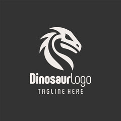 Professional Dinosaur Logo Branding Concept