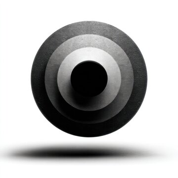 Abstract grey circle design