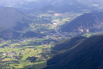 Aussicht aus einem Berg