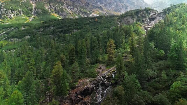 Tatra Polish national park, waterfall