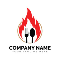 Modern company logo design with vibrant color palette