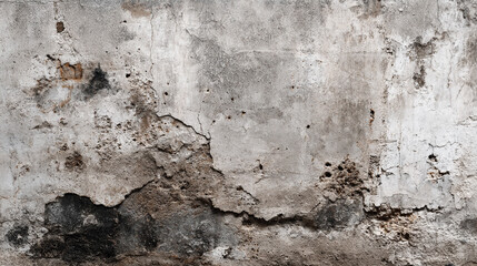 Obraz premium Weathered wall texture gray brown cracked grunge background