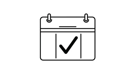 Never miss deadlines with this calendar icon, perfect for project management and time tracking in your app or website design, keep things organized now