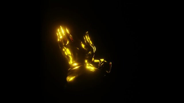 that prayer hand emoji [ purple gold aura ]