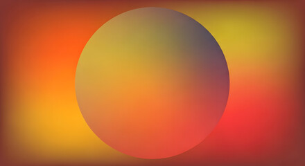 Vibrant abstract gradient sphere with warm sunset hues creating a dynamic and modern visual for creative projects