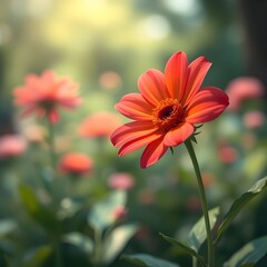 red flower