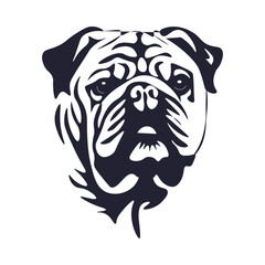 Dog Face Vector Design