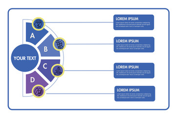 Creative Business Data Visualization Slide A Circular Diagram Design