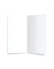 Blank open card