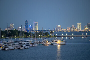 Jacksonville, Florida along the St. Johns River 