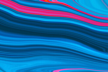 Dark Blue & Teal Liquid Marble Swirl - Deep Fluid Art, Abstract Ocean Texture, Dynamic Aqua Flow