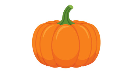 Vibrant Pumpkin Illustration for Fall Festivities and Seasonal Celebrations, perfect symbol for