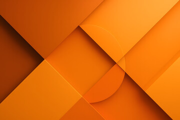 Abstract geometric 3D background in orange and light orange