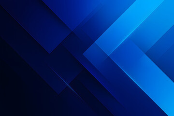 Obraz premium Blue Geometric Background with Rectangular Shapes