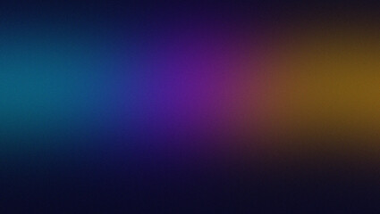 A grainy texture effect with a dark and moody gradient background featuring a blend of deep blues, purples, and golden hues, creating a sense of depth and mystery