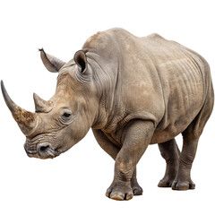 rhinoceros isolated on transparent background png