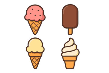 Hand-drawn star icon vector illustration, cartoon style star shape with transparent background, set of bright, playful stars for design, decoration, and creative projects