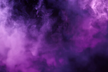Abstract image of swirling purple smoke against a dark background, creating a mysterious atmosphere.