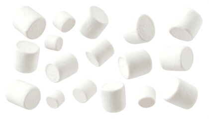 Marshmallows in flight