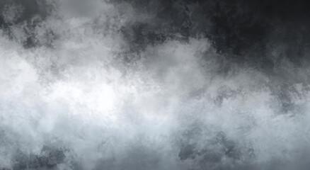 Fototapeta premium Gray and white cloudy atmospheric abstract background.