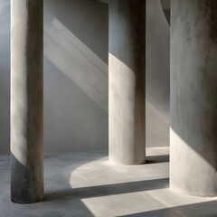 corridor with columns