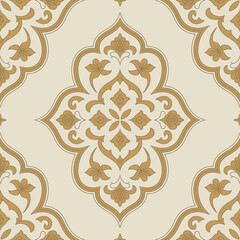 Abstract geometric tile pattern with organic flow