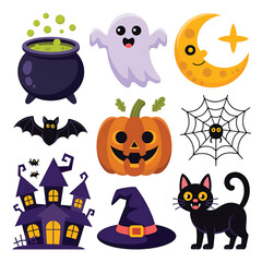 Halloween-vector-illustrator-bundle-icon