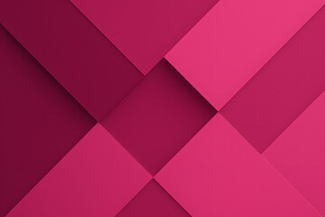 Fototapeta na wymiar Abstract geometric 3D background in intense magenta