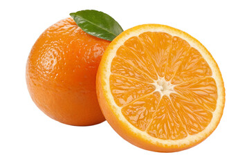 Vibrant Orange Slices and Whole Fruit A Burst of Citrus Freshness and Healthy Vitamin C Goodness