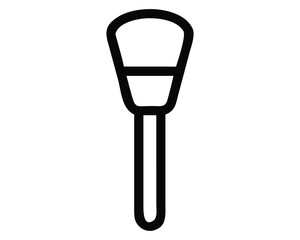 microphone vector illustration on white background isolated